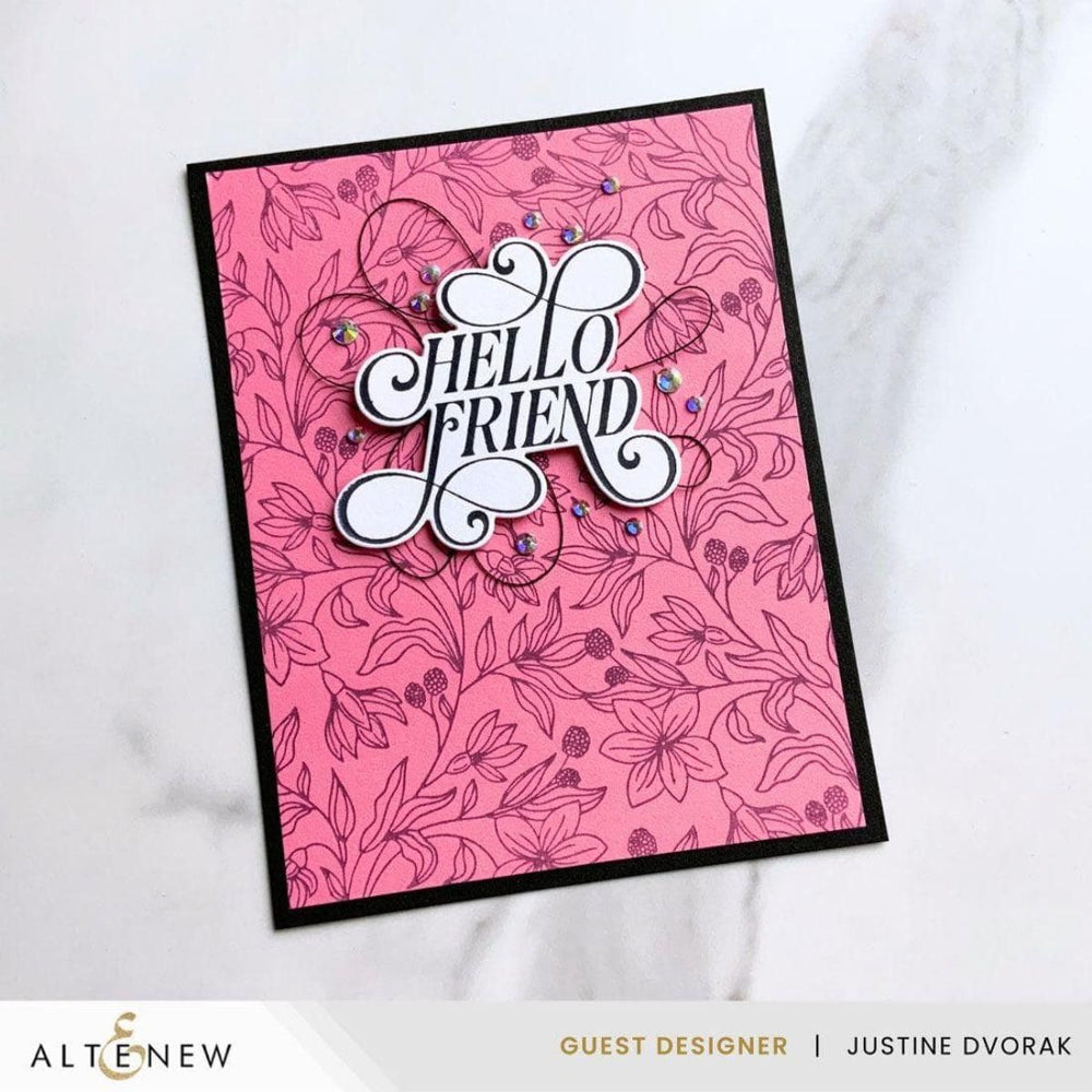 Altenew - Floral Serenade Press Plate