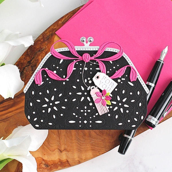 Gorgeous You Makeup Bag Etched Dies