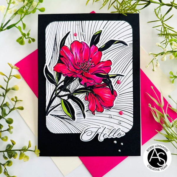 Alex Syberia Designs - Elegant Blooms Press Plate & Die Set