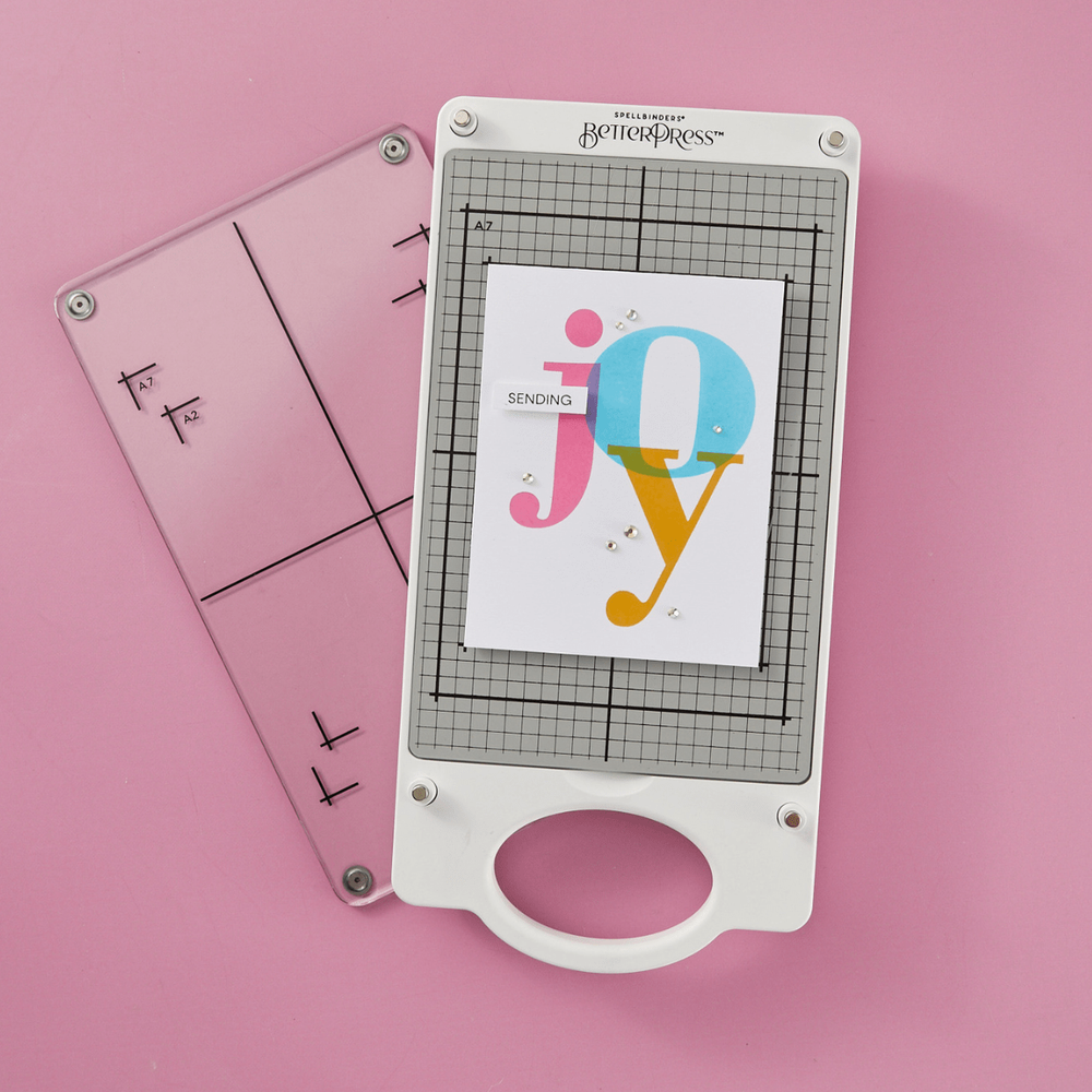 Color Mix Joy Registration Press Plates from the Home for the Holidays Collection