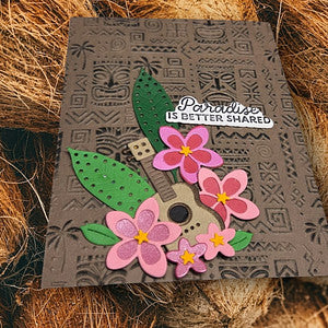 Island Style - 3D Embossing Folder of the Month