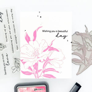 Alex Syberia Designs - Elegant Blooms Press Plate & Die Set