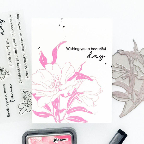 Alex Syberia Designs - Elegant Blooms Press Plate & Die Set