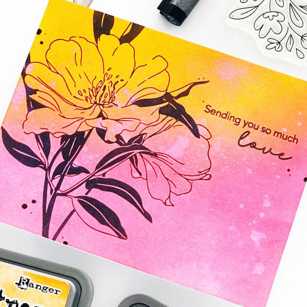 Alex Syberia Designs - Elegant Blooms Press Plate & Die Set