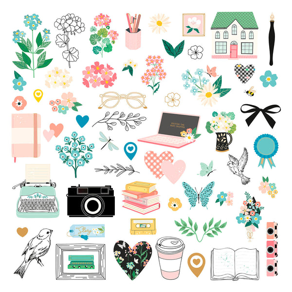 Rosie's Studio Hello It's Me! Embellishment Bundle