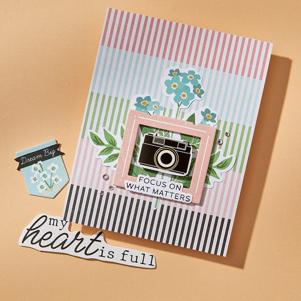 Rosie's Studio Hello It's Me! Cardstock Diecut Ephemera Sentiments