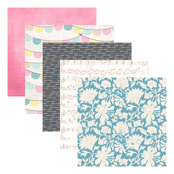 Rosie’s Studio Jubilee 6 x 6” Designer Paper Pad