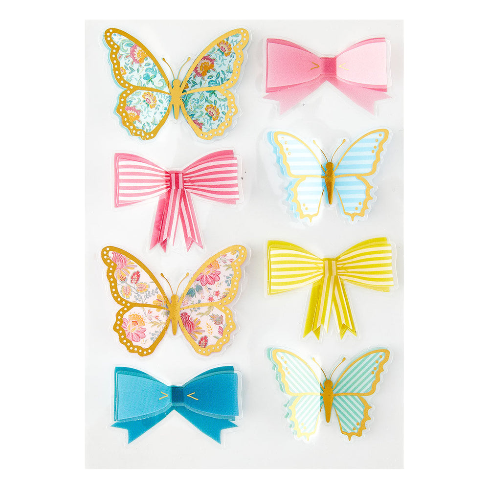 Rosie’s Studio Jubilee Butterfly & Bows Embellishments