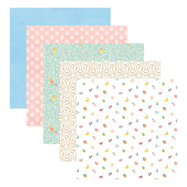 Rosie's Studio Breakfast in Bed 12x12" Designer Paper Pack
