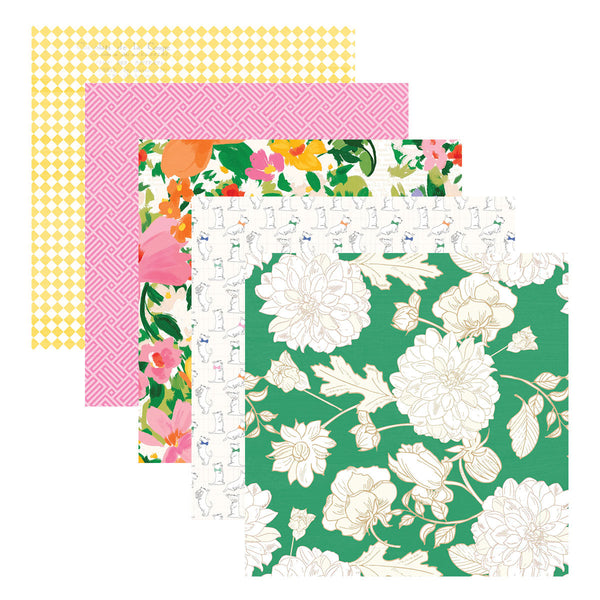 Rosie's Studio Breakfast in Bed 12x12" Designer Paper Pack