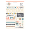 Rosie's Studio Clementine Chipboard Embellishments
