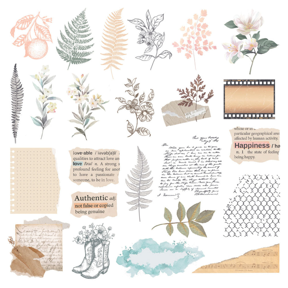 Rosie's Studio Clementine Diecut Clear Stickers
