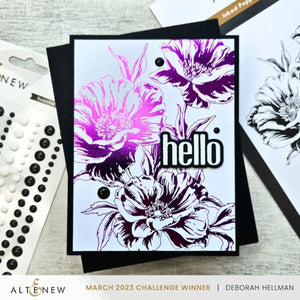 Altenew - Inked Poppies Press Plate
