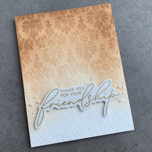 Luxe Damask -  Press & Foil Plate of the Month