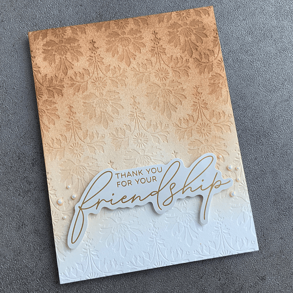 Luxe Damask -  Press & Foil Plate of the Month