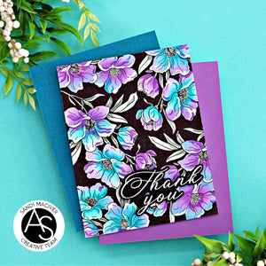 Alex Syberia Designs - Charming Floral Background Press Plate