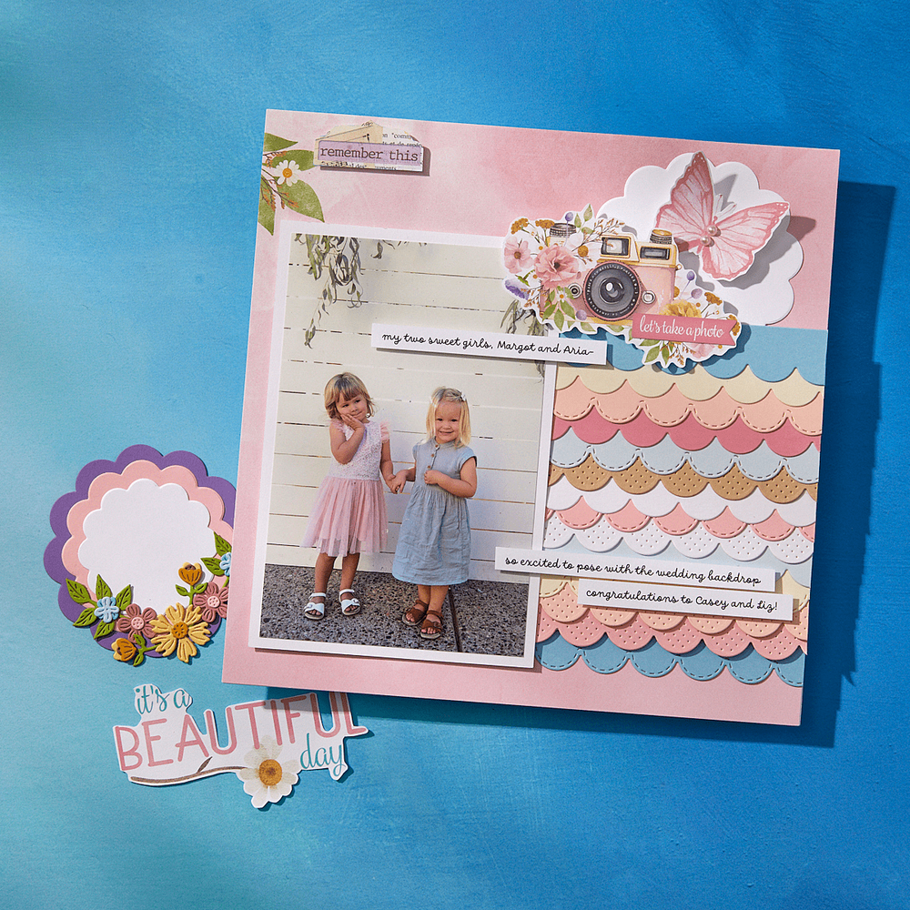 Simple Vintage Flower Shoppe Die Bundle with Simple Stories