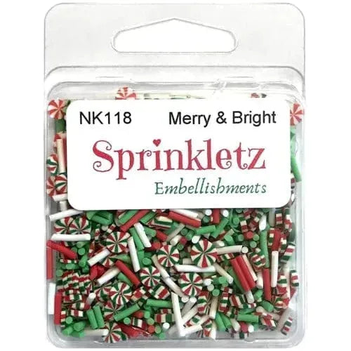 Buttons Galore & More Merry And Bright Sprinkletz Embellishments