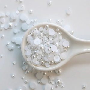 This Calls For Confetti - White Pearl Embellishments