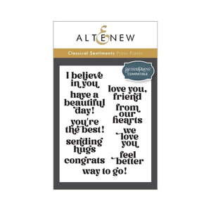Altenew - Classical Sentiments Press Plate