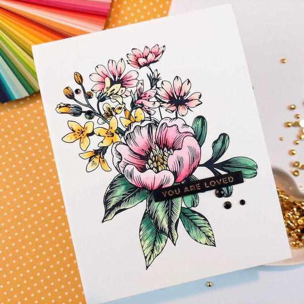 Pressed Bouquet Press Plate