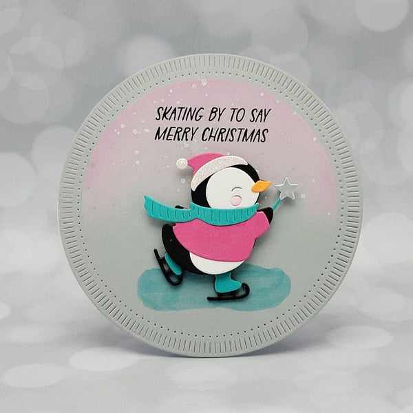 Dancin' Penguin Etched Dies