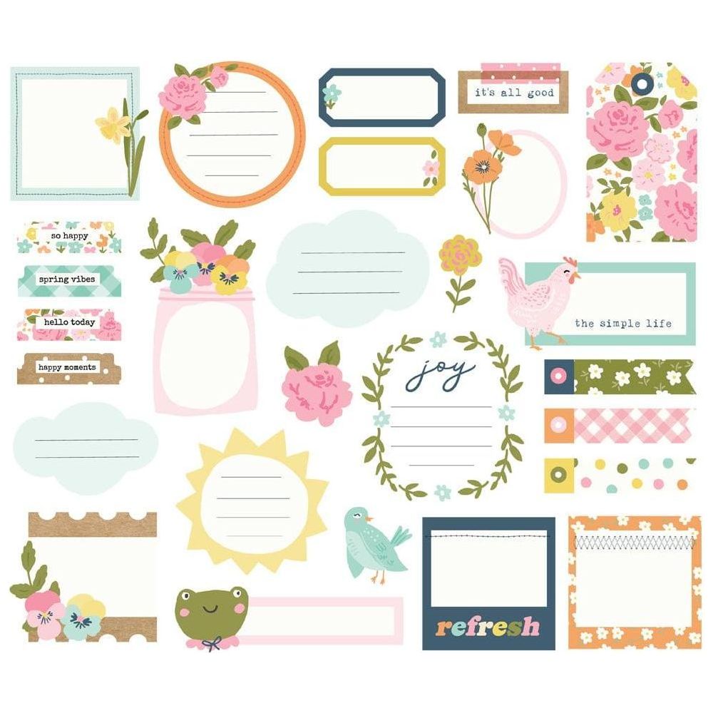 Simple Stories - Fresh Air Journal Bits & Pieces