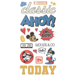 Simple Stories Say Cheese Classic Mouse - Foam Stickers