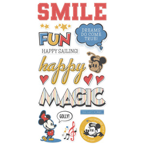 Simple Stories Say Cheese Classic Mouse - Foam Stickers