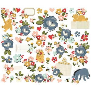 Simple Stories - Say Cheese Classic Pooh Floral Bits & Pieces