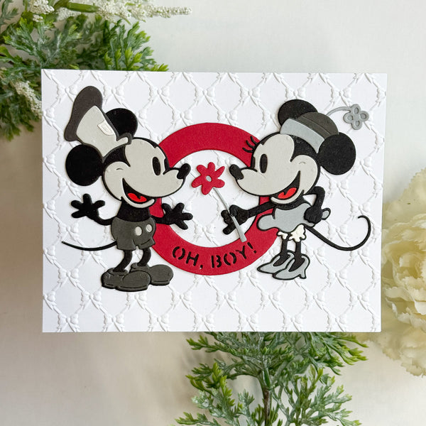 Say Cheese Classic Mouse Character Die Bundle