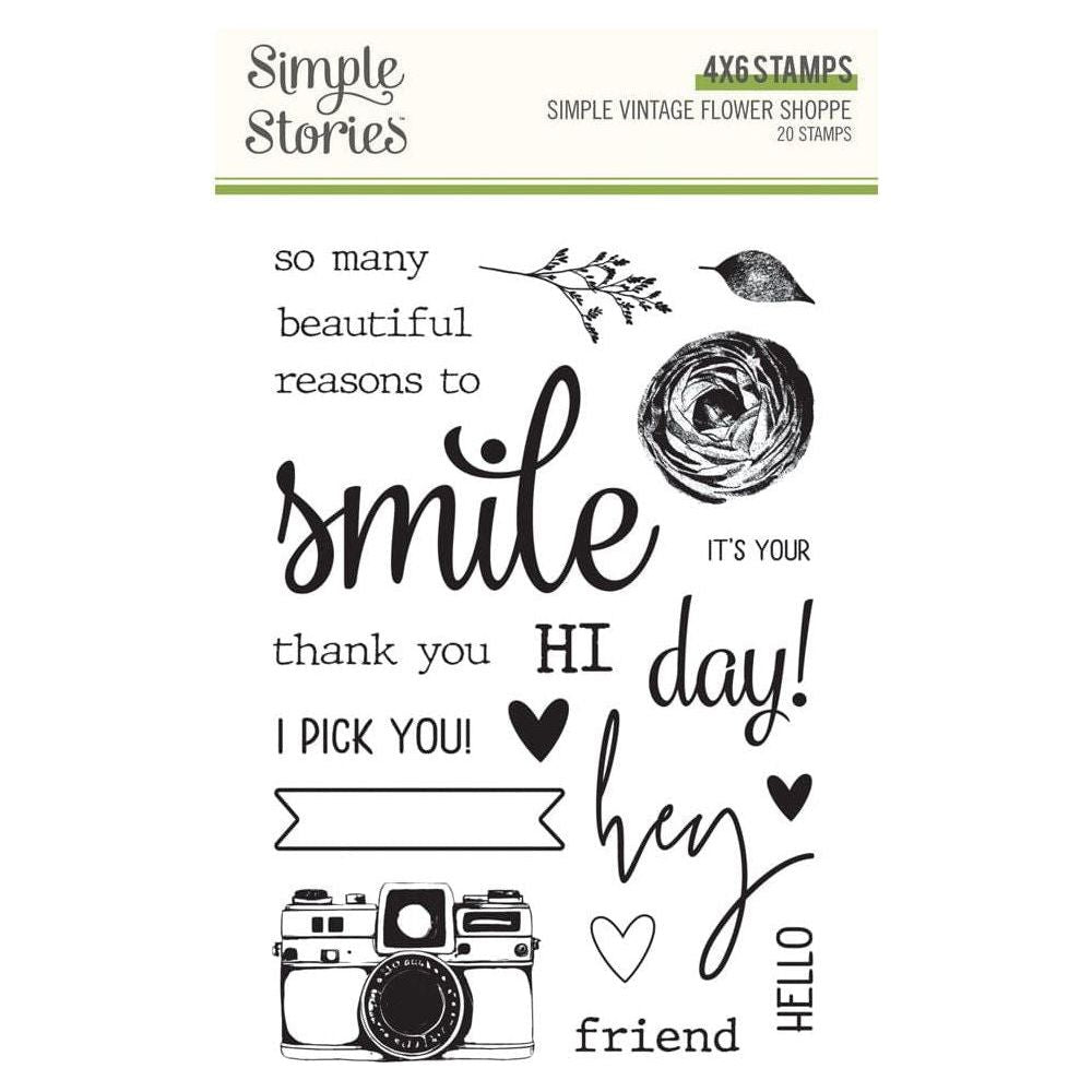 Simple Stories - Simple Vintage Flower Shoppe - Stamps