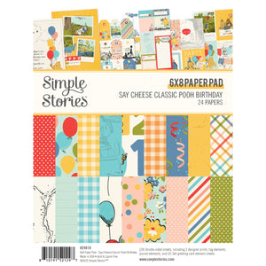 Simple Stories Say Cheese Classic Pooh Birthday - 6x8 Pad