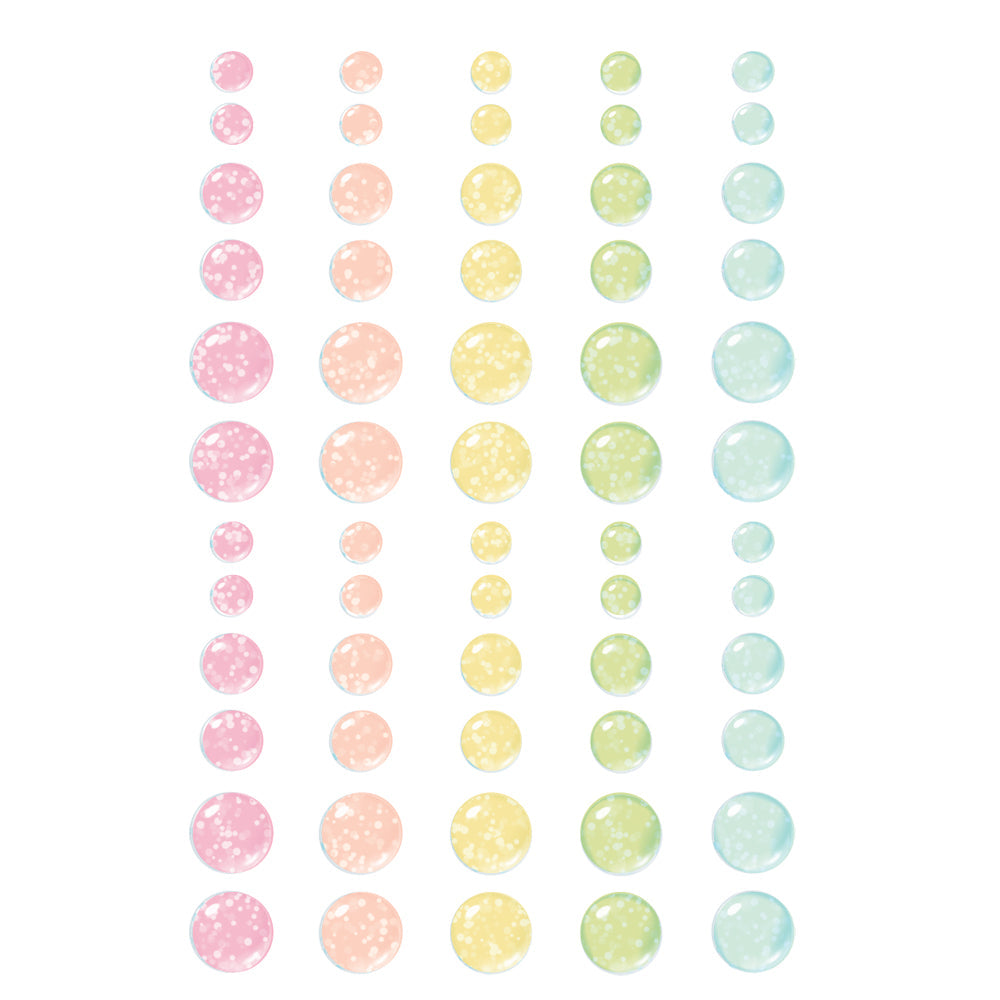 Simple Stories Say Cheese Classic Pooh Baby Glitter Enamel Dots