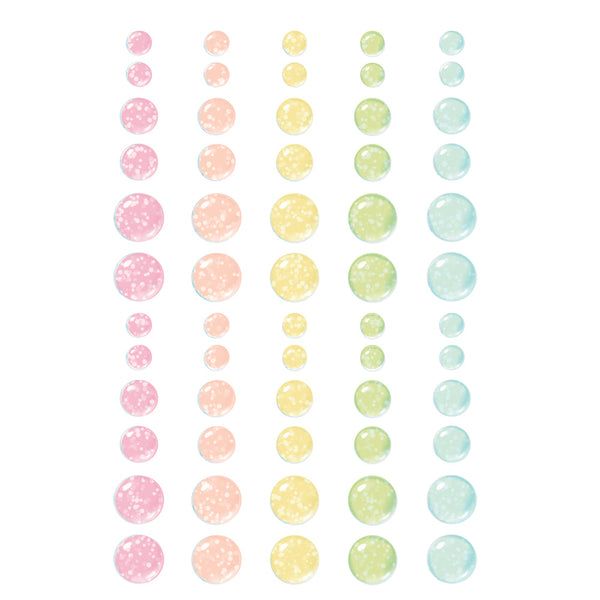 Simple Stories Say Cheese Classic Pooh Baby Glitter Enamel Dots