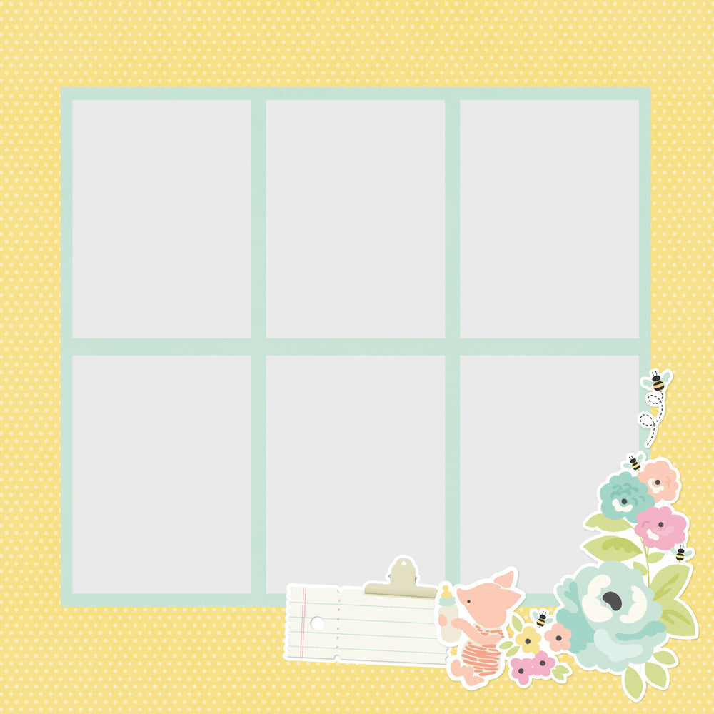 Simple Stories Say Cheese Classic Pooh Baby Simple Pages Page Pieces