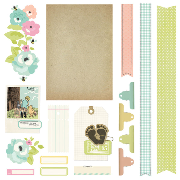 Simple Stories Say Cheese Classic Pooh Baby Simple Pages Page Kit