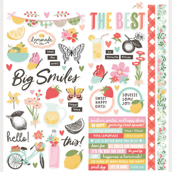 Simple Stories Pink Lemonade Collection Kit