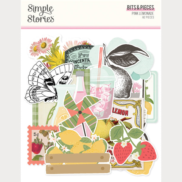 Simple Stories Pink Lemonade Bits & Pieces