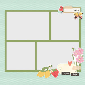 Simple Stories Pink Lemonade Simple Pages Page Pieces