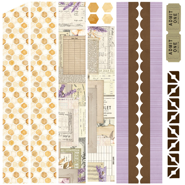 Simple Stories Simple Vintage Lavender Fields Simple Pages Page Kit