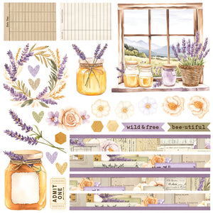 Simple Stories Simple Vintage Lavender Fields Simple Pages Page Kit
