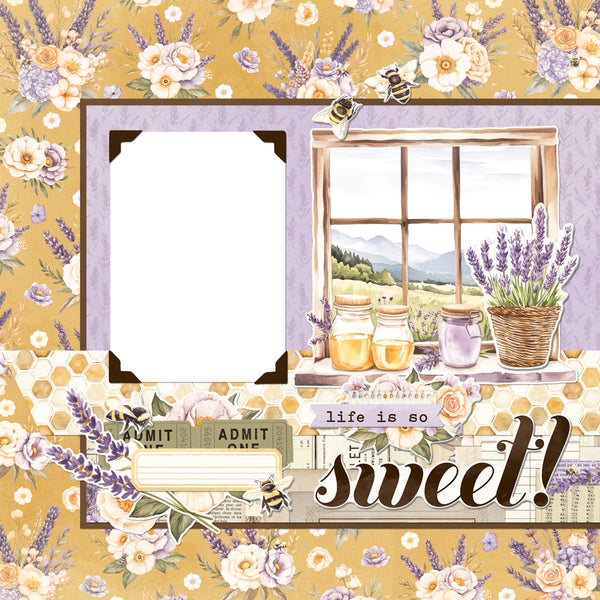 Simple Stories Simple Vintage Lavender Fields Simple Pages Page Kit