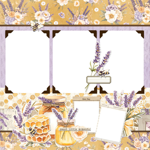 Simple Stories Simple Vintage Lavender Fields Simple Pages Page Kit