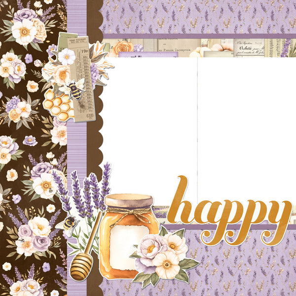 Simple Stories Simple Vintage Lavender Fields Simple Pages Page Kit