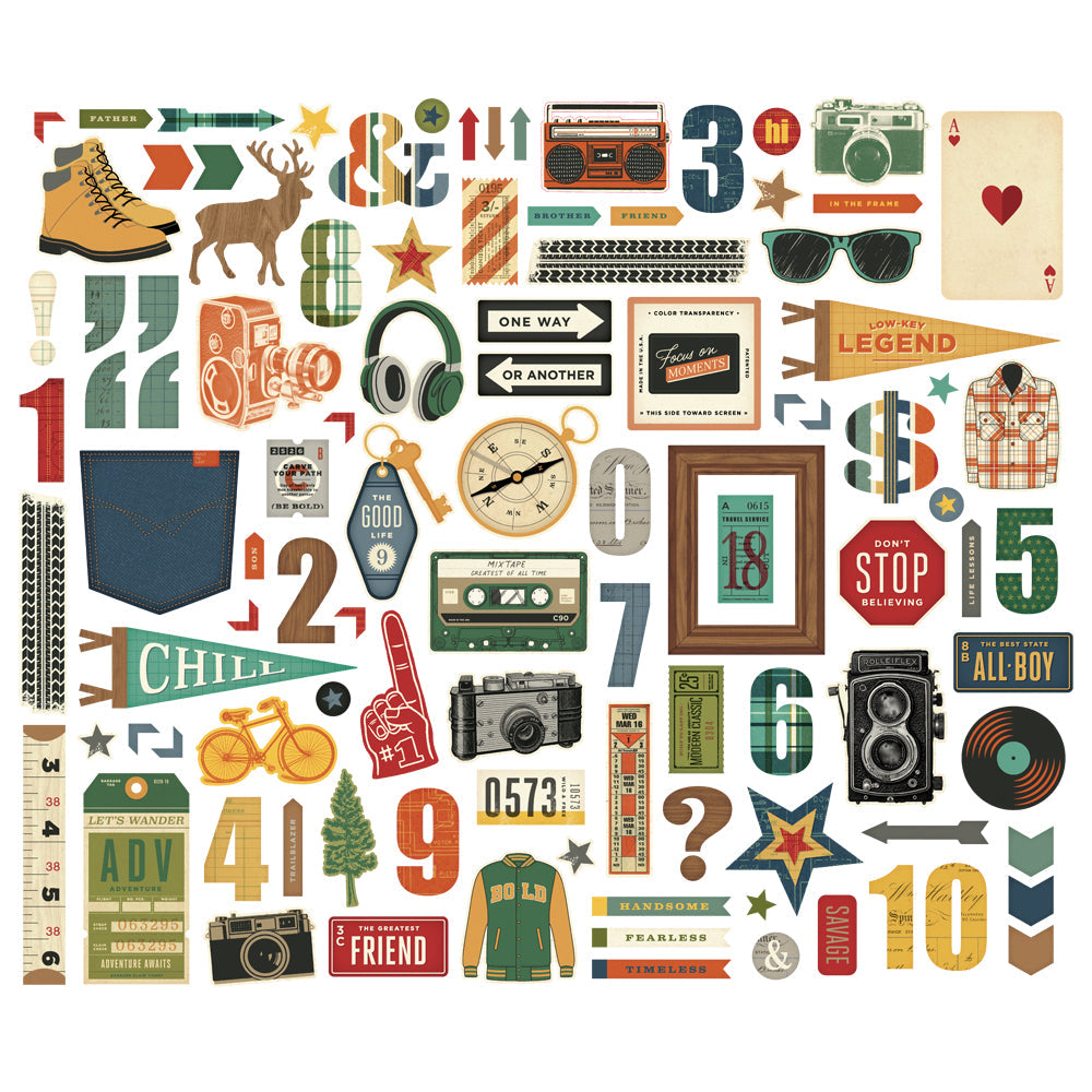 Simple Stories Rustic Legend Bits & Pieces