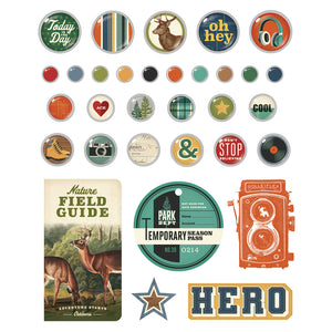 Siimple Stories Rustic Legend Decorative Brads