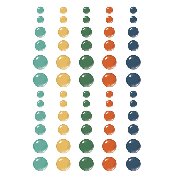 Simple Stories Rustic Legend Glossy Enamel Dots