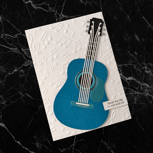 Majestic Guitar Etched Dies by Bibi Cameron