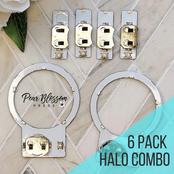 Pear Blossom Press - Halo Lights Combo Pack (2 Halo and 4 One Lights)